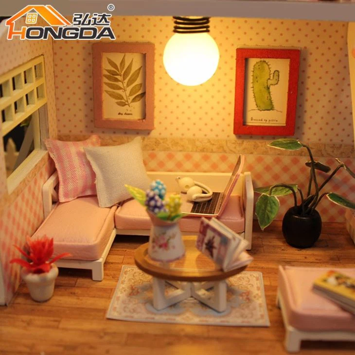 3d Wood Puzzle Wooden Toy House Diy