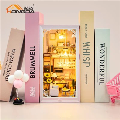 M2413 Pink Loft Phau Ntawv Nook